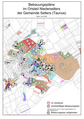 Übersicht B-Plan Niederselters
